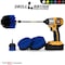 Drill Brush Power Scrubber By Useful Products 5 in W 7 in L Brush, Blue B-S-542O-7X-QC-DB - alternate 4